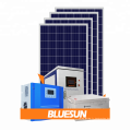 Sur le réseau 20KW 30KW 60KW 100KW facile installer le système d&#39;alimentation solaire à énergie solaire